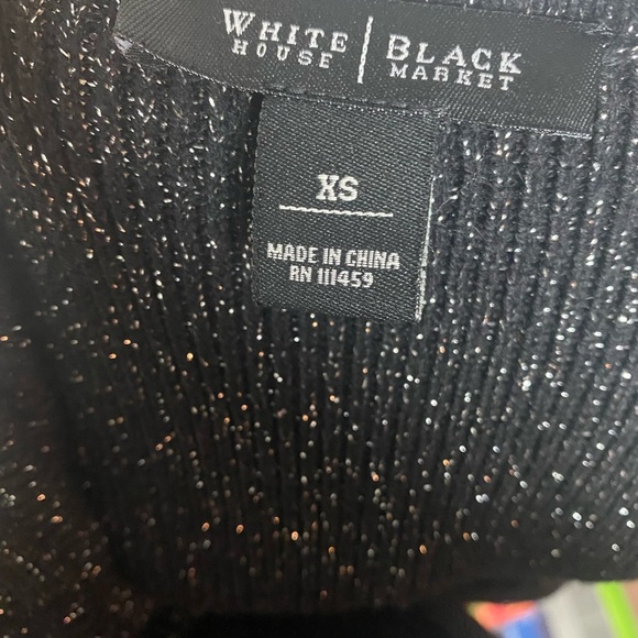 White House Black Market Glitter Knit Dress - Picture 4 of 4